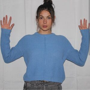 knit crop sweater Bershka by Zara